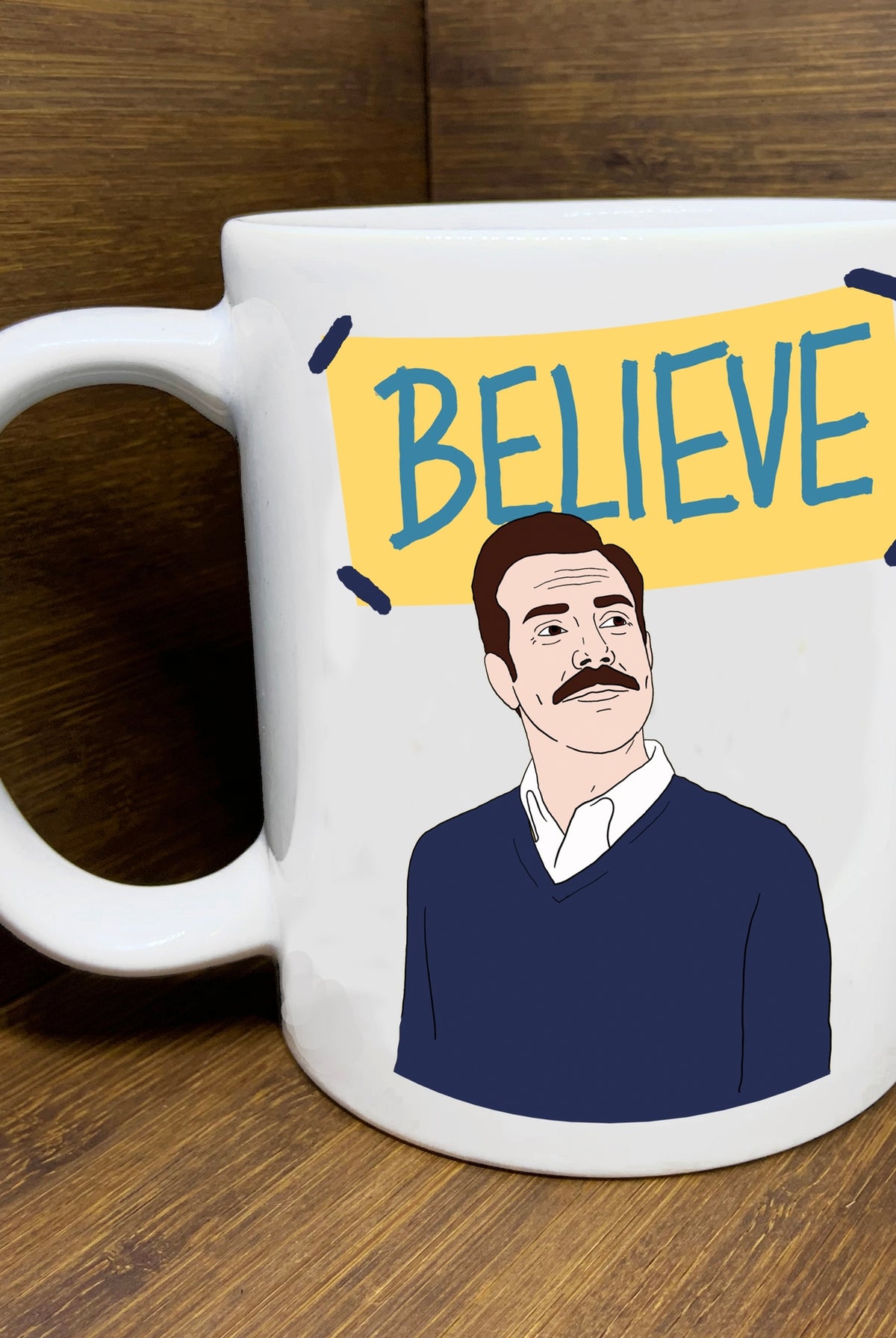 Rose & Lee Co Ted Lasso Believe Mug Drinkware