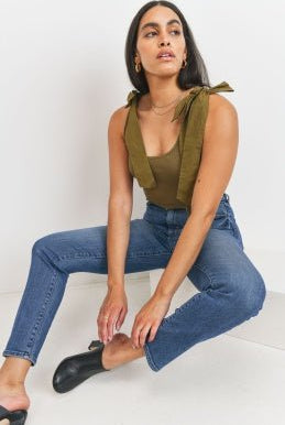 Rose & Lee Co Peyton Jeans, Medium Denim unknown