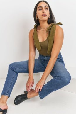 Rose & Lee Co Peyton Jeans, Medium Denim unknown