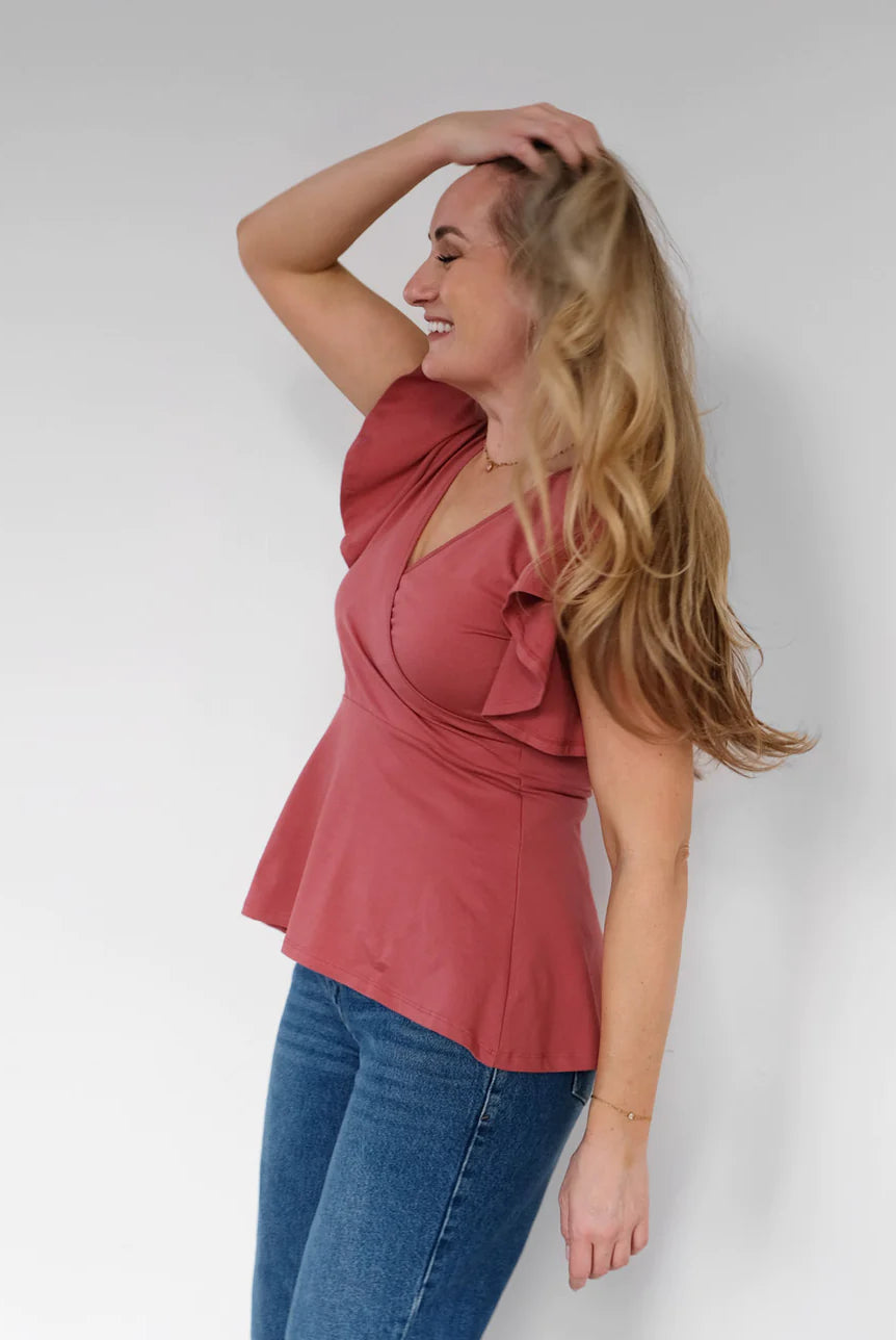 abigail top withered rose elegantees apex ethical womens boutique