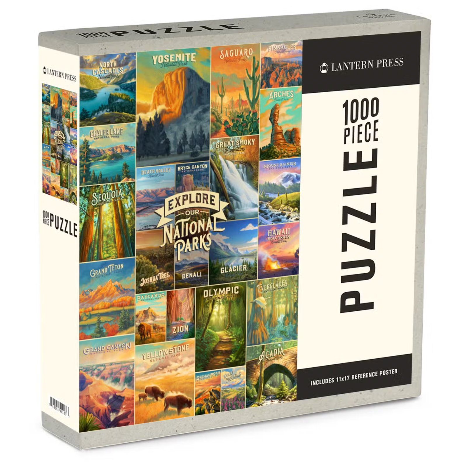 1000 Piece Puzzle Oil Painting National Park Series Collage Apex Ethical Boutique