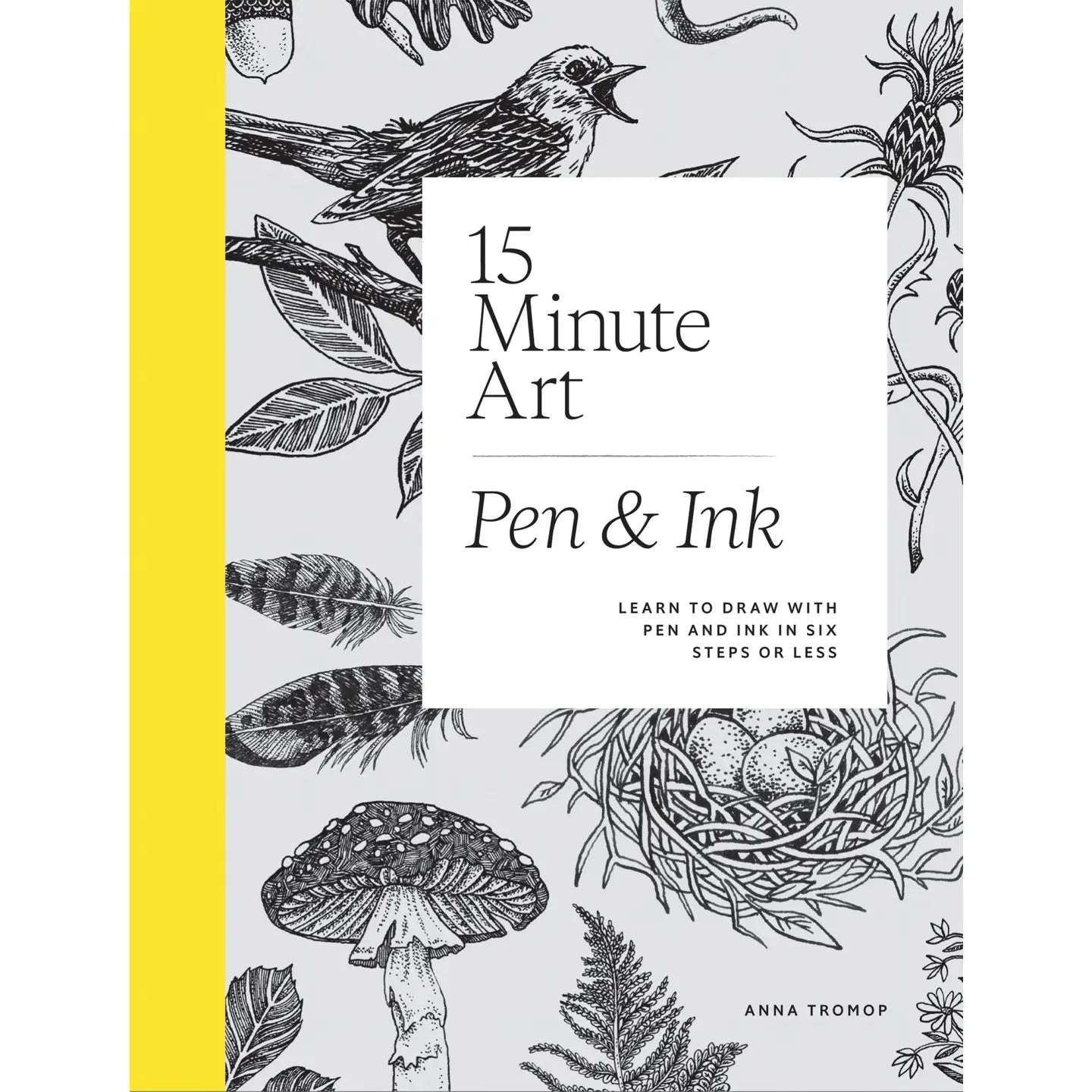 Rose & Lee Co 15-Minute Art Pen & Ink Book Home & Gifts