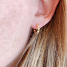 18k Gold Filled Spiked C-Hoops Apex Ethical Boutique
