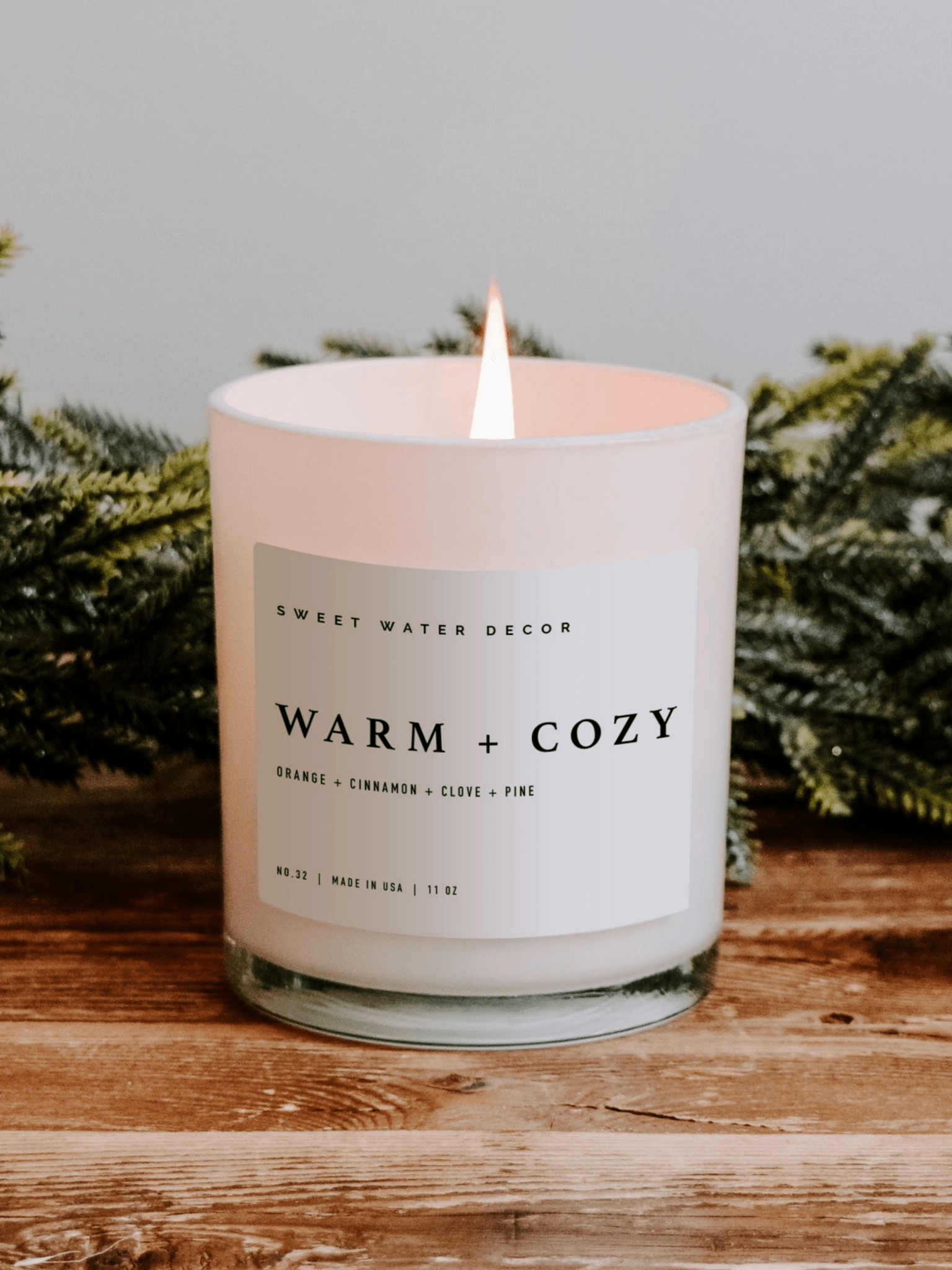 Rose & Lee Co Warm and Cozy Soy Candle, 11 oz Candles