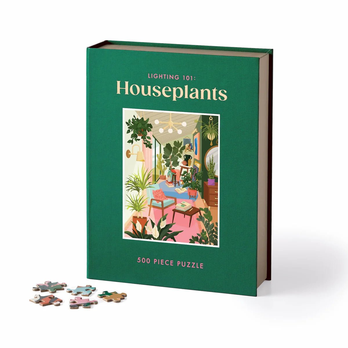 Rose & Lee Co Lighting 101: Houseplants 500 Piece Puzzle Home & Gifts