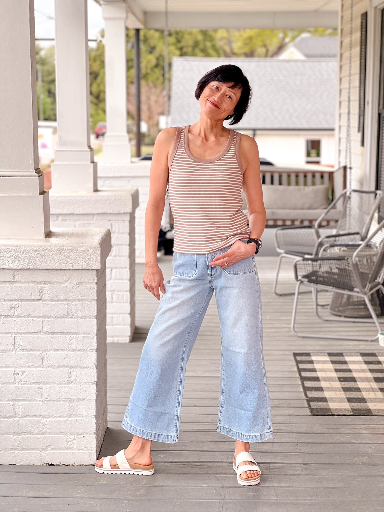 Rose & Lee Co Sailor Jeans, Light Vintage Blue by Rolla's unknown