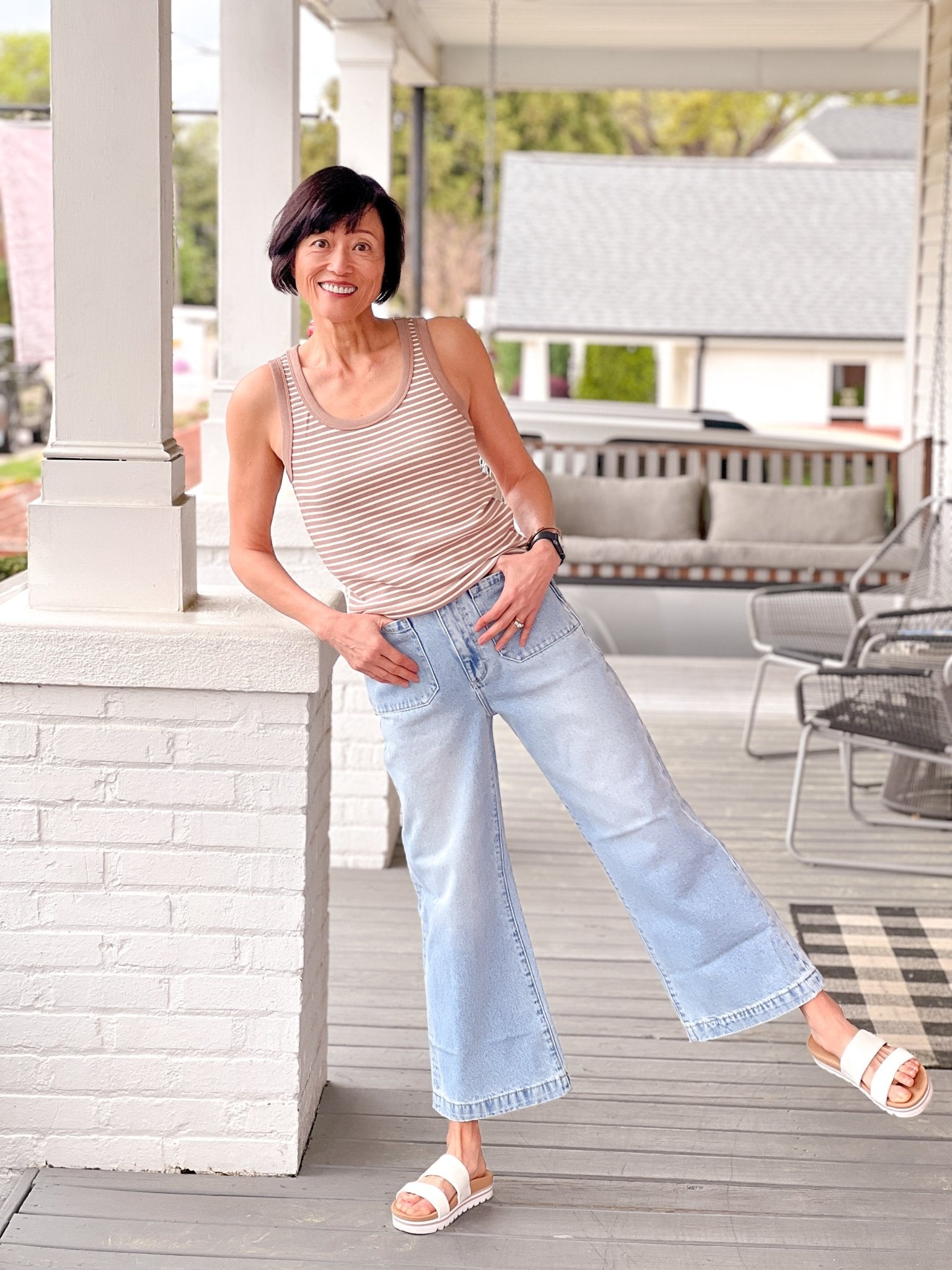 Rose & Lee Co Sailor Jeans, Light Vintage Blue by Rolla's unknown