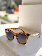 Rose & Lee Co Mari Sunglasses, Onyx/Tortise/Gradient Brown Accessories