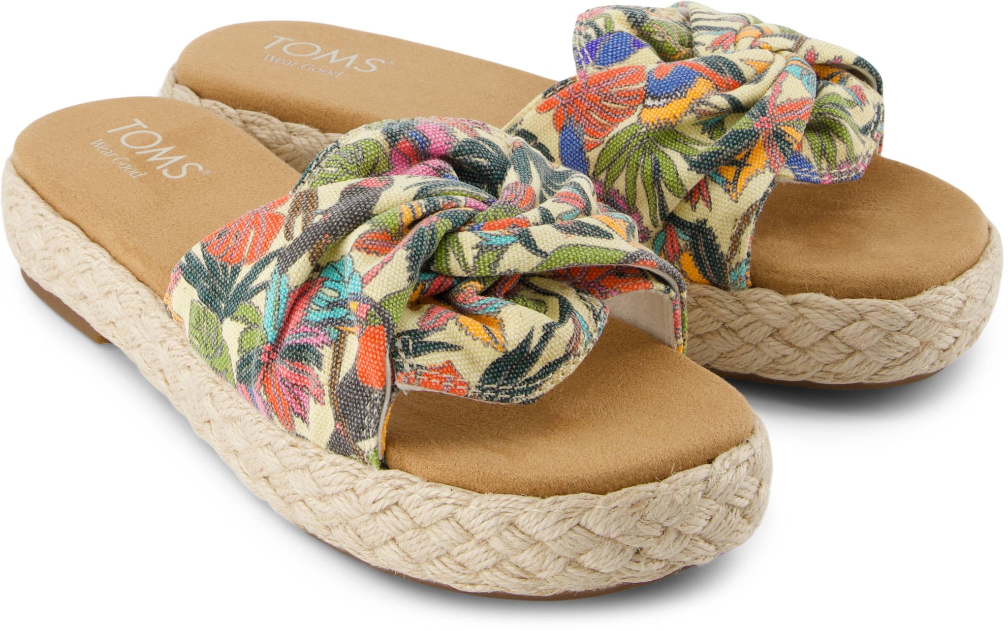 Abby Slide Flatform Espadrille Sandal