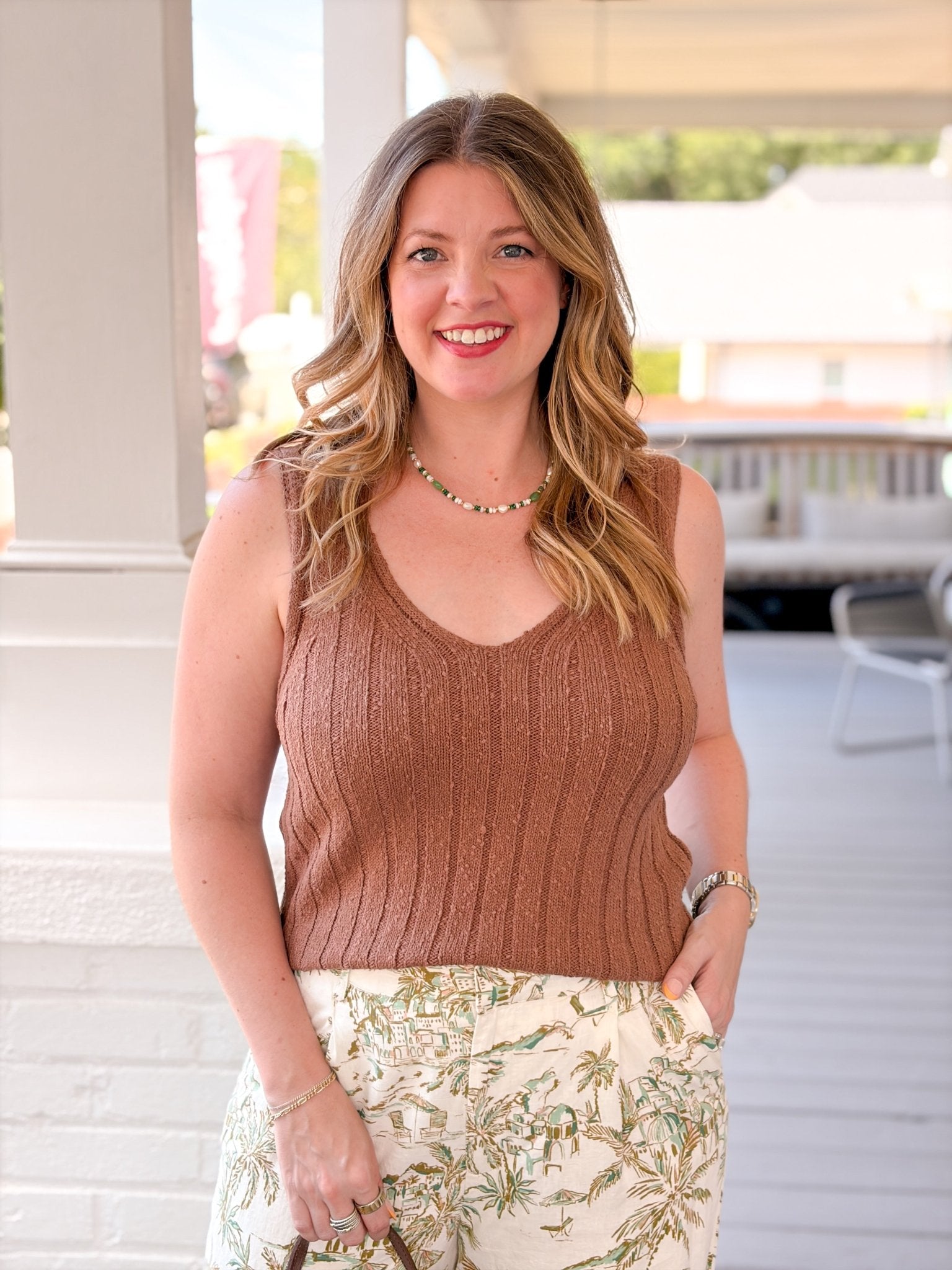 Rose & Lee Co Acadia Sweater Tank, Palo Santo by Z Supply Tanks