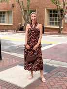 Rose & Lee Co Alice Dress, Chestnut Event Dress