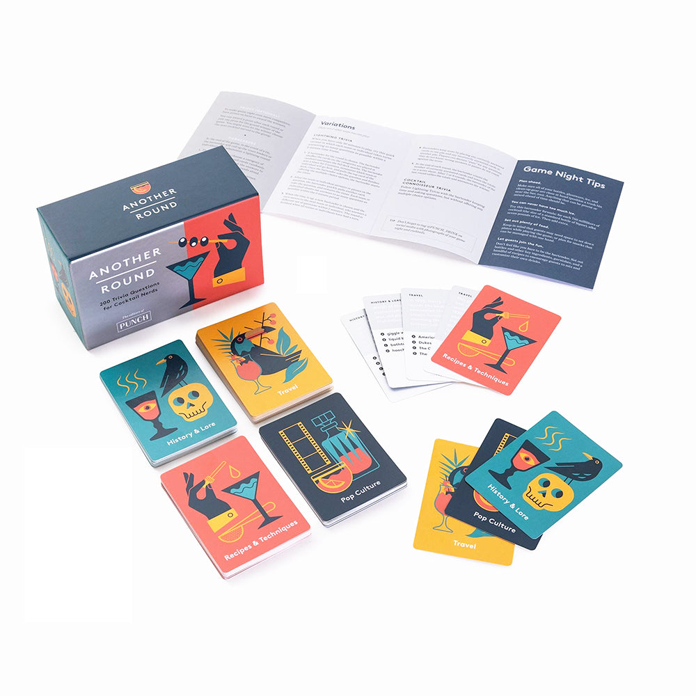 Cocktail Trivia Card Game