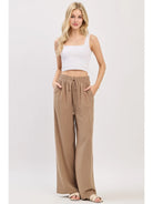 Mocha/White Stripe Pants