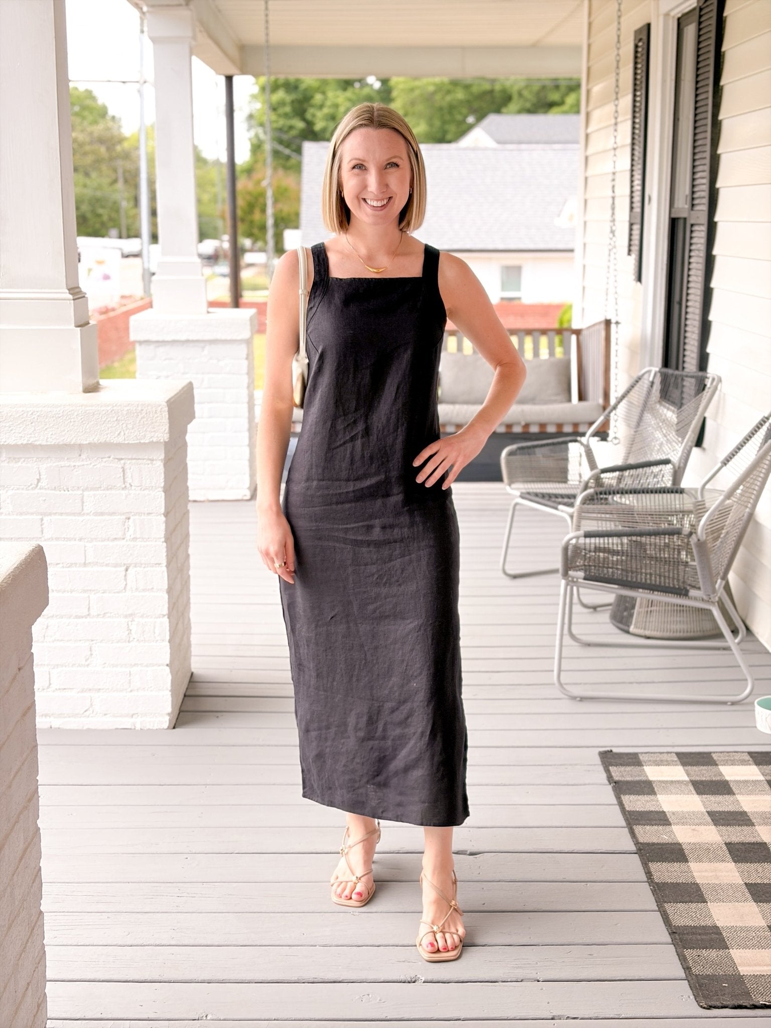 Rose & Lee Co Ashanti Dress, Black Work Dress