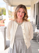 Rose & Lee Co Bella Cardigan, Ivory Cardigan