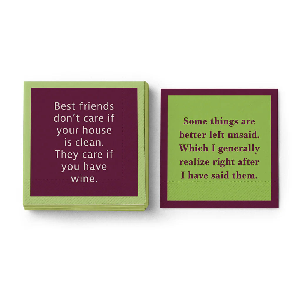 Best Friends Cocktail Napkins