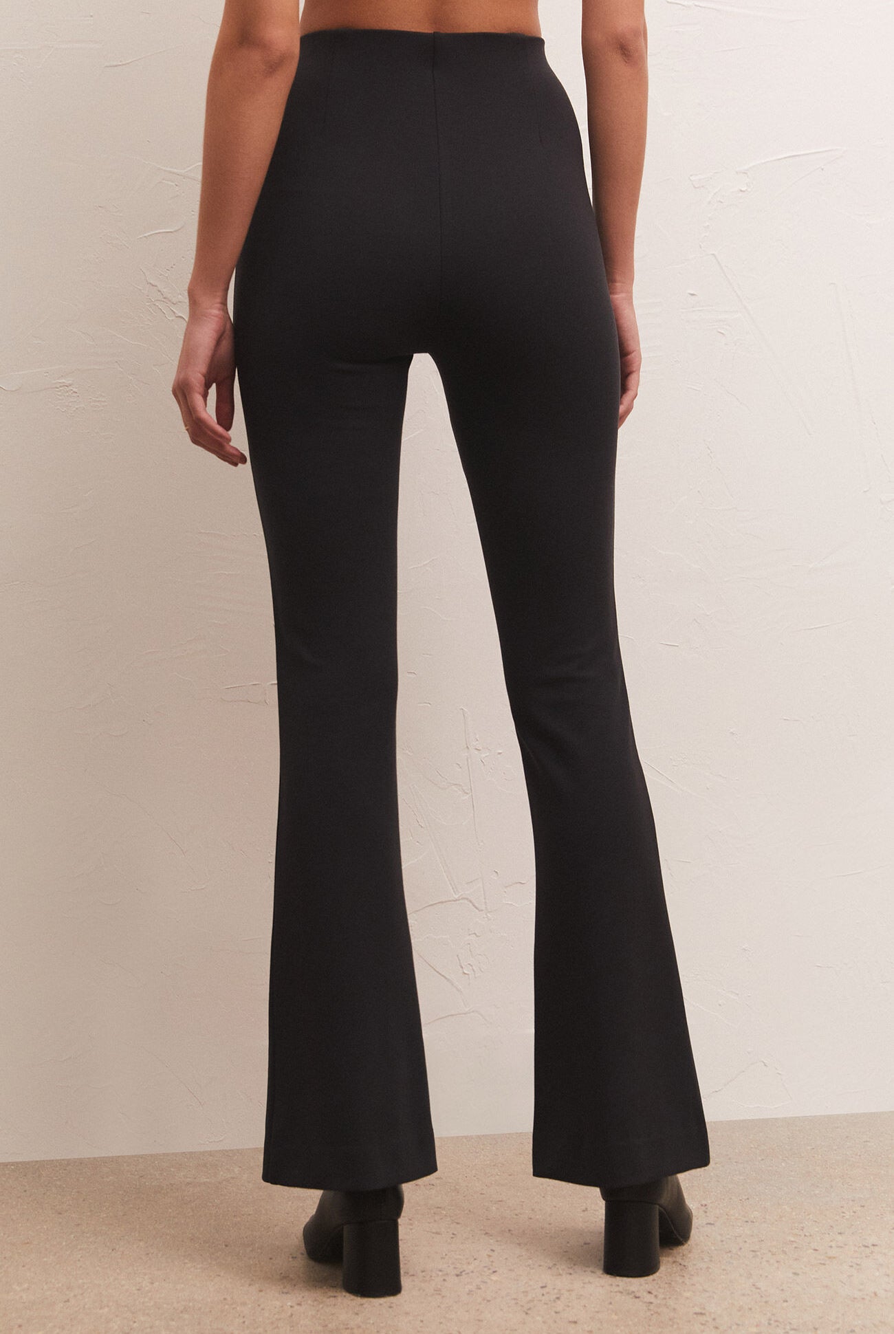 Black Knitted Flare Pants Apex Ethical Boutique
