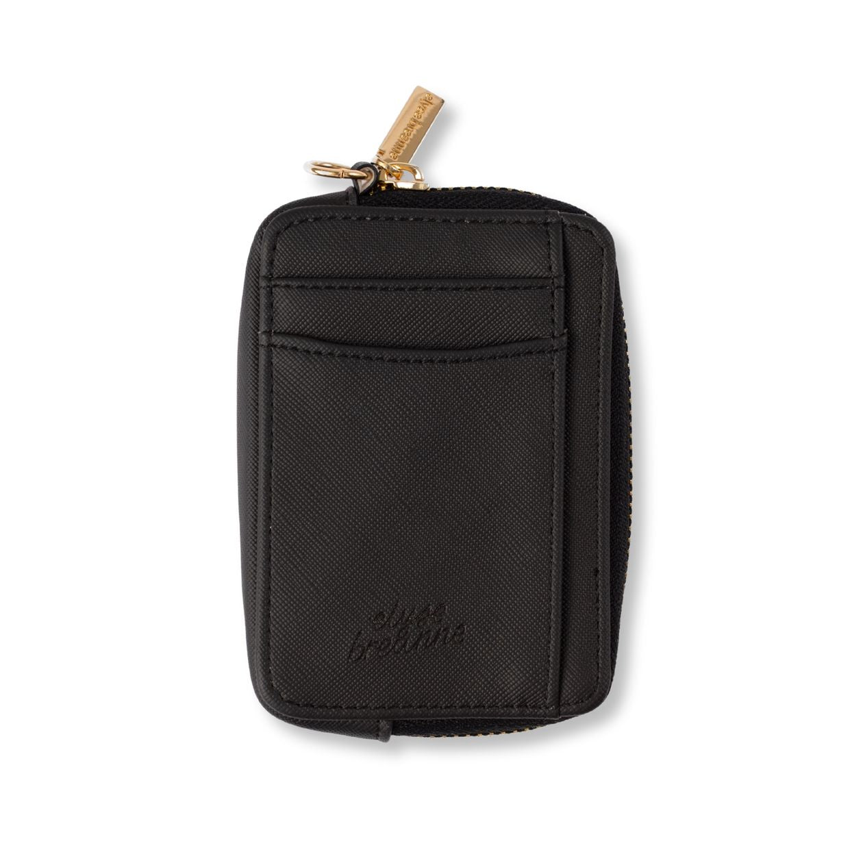 Black Zip Wallet