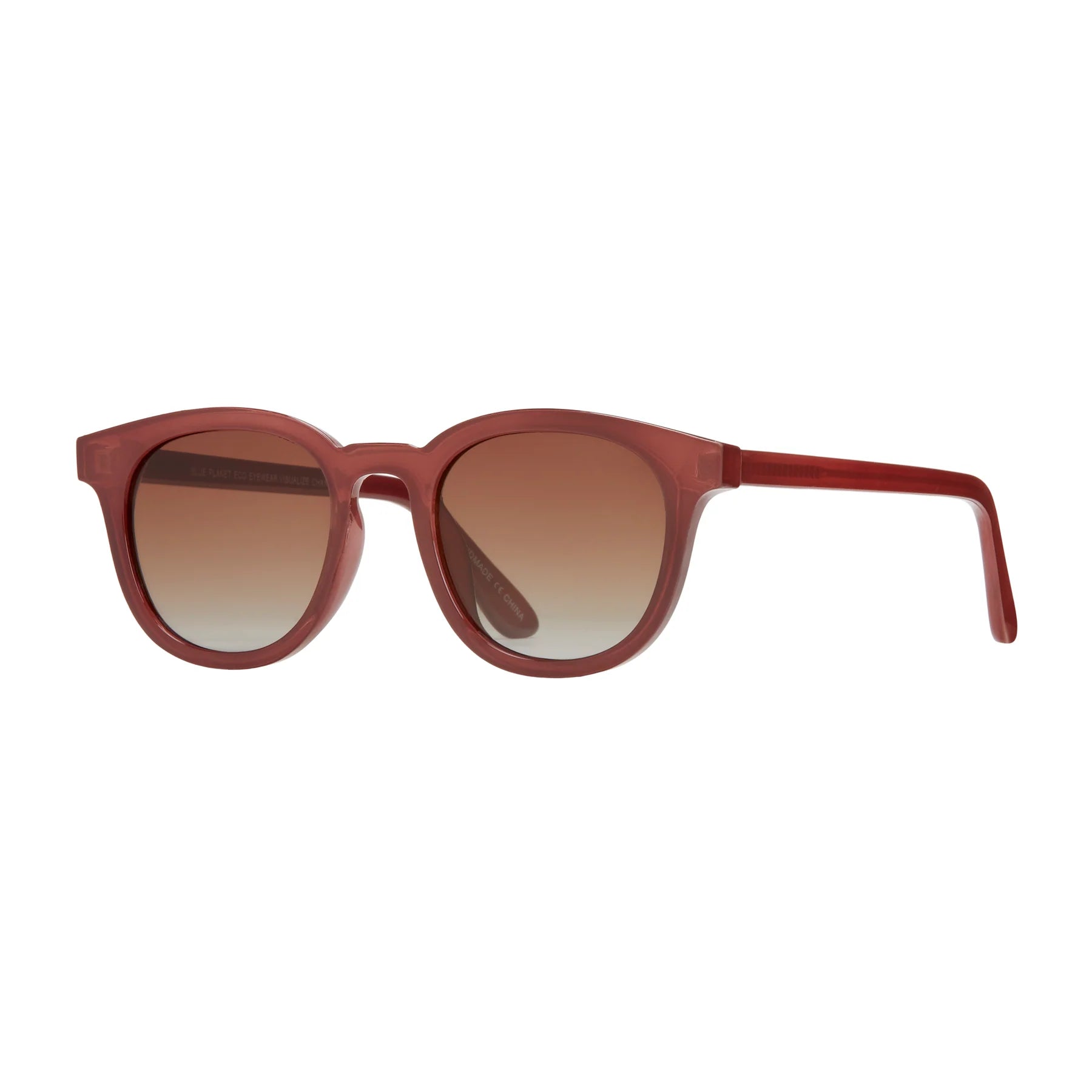 Brown Round Sunglasses Apex Ethical Boutique