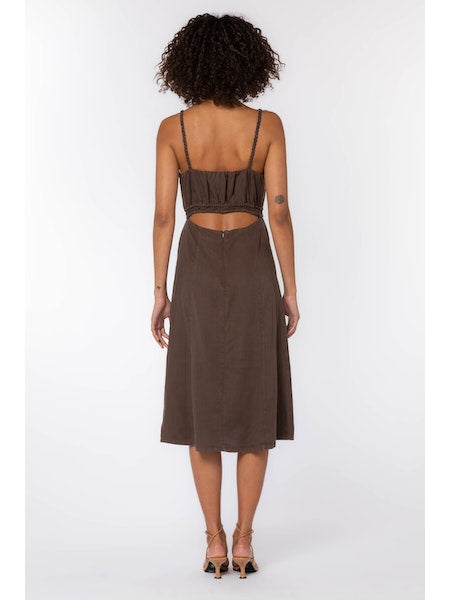 Brown Summer Dress Apex Ethical Boutique