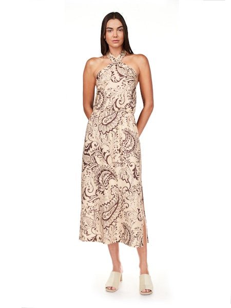 Havana Nights Halter Dress - Desert Bandana / M Havana Nights Halter Dress - Desert Bandana / M