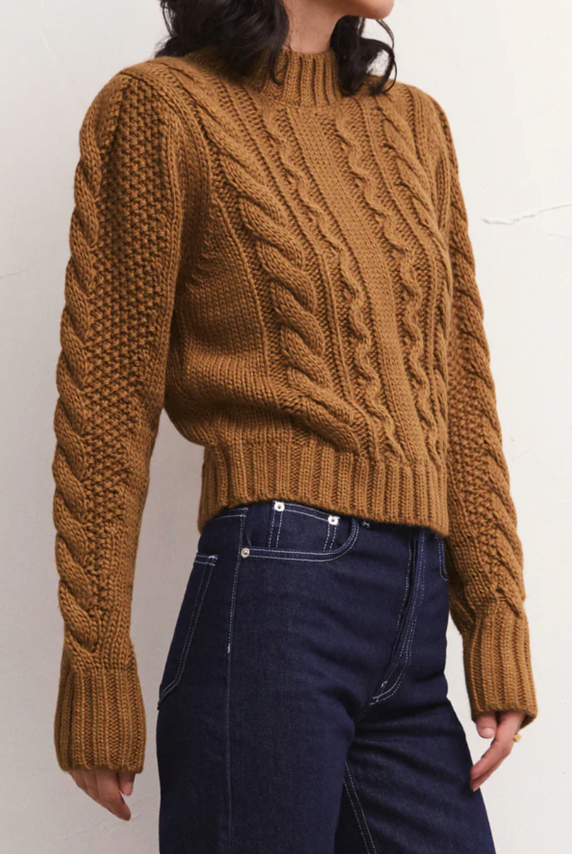 Cable Knit Sweater Apex Ethical Boutique