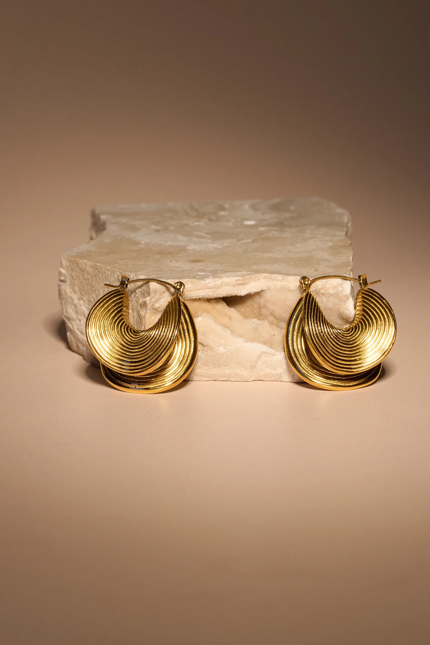 Calypso Hoop Earrings by Peter and June made with ethically sourced materials