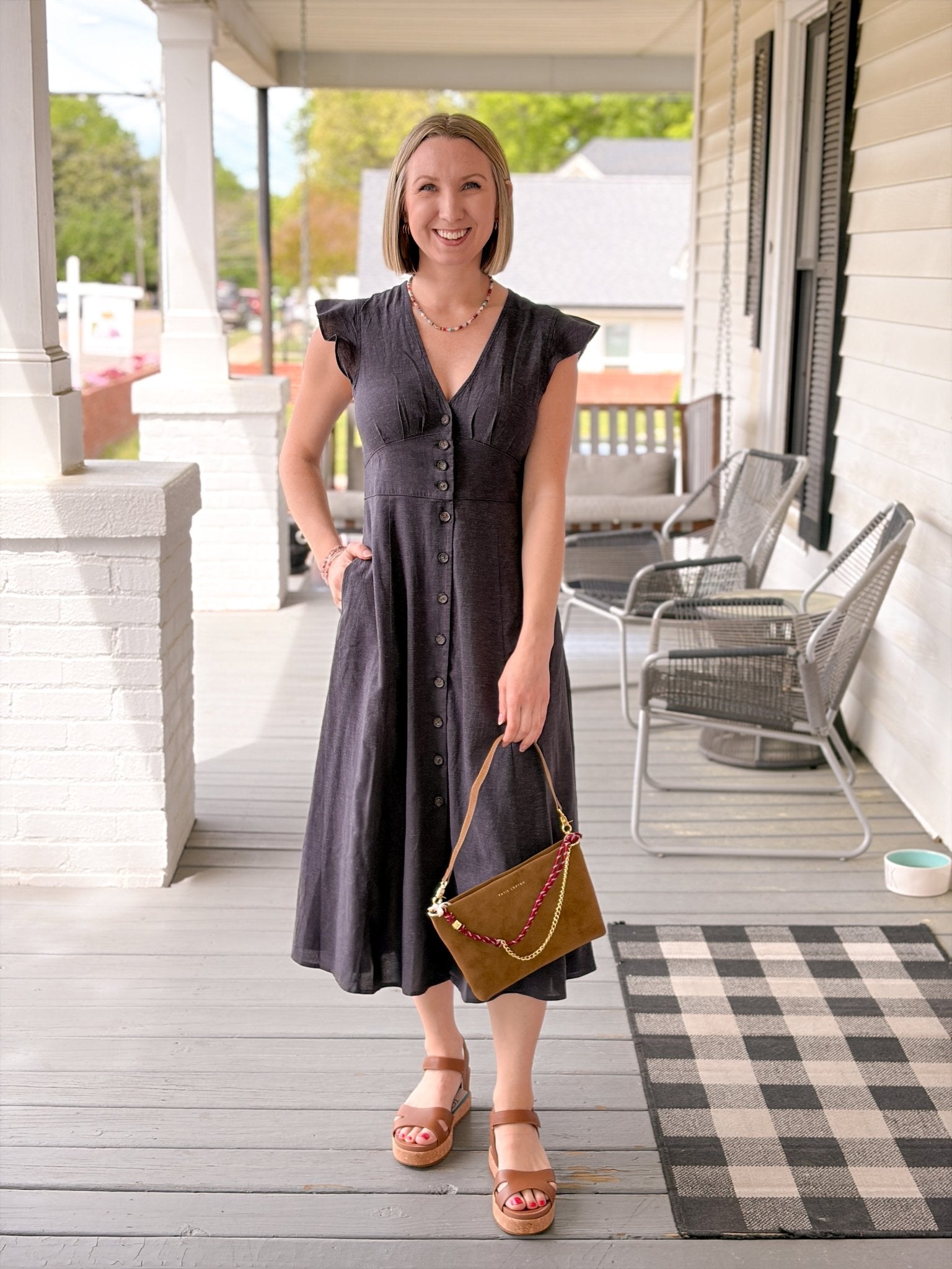 Rose & Lee Co Camila Dress, Black by Marine Layer Event Dress