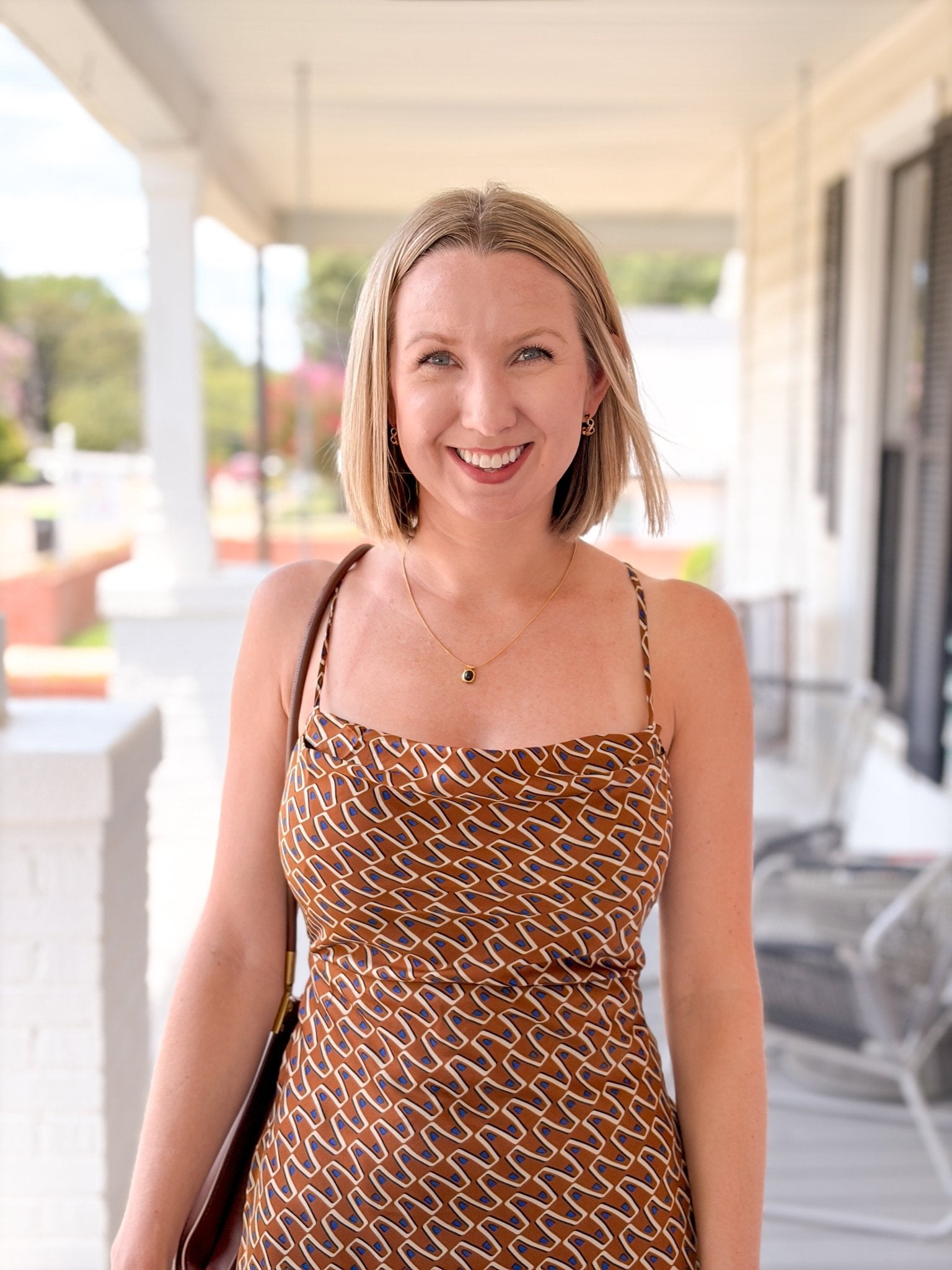Rose & Lee Co Capri Dress, Brown/Multi Event Dress
