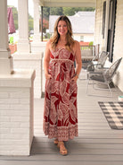 Rose & Lee Co Casey Dress, Rustic Leaf Casual Dresses