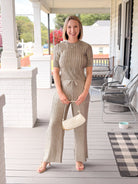 Rose & Lee Co Cassie Pants, Soft Olive Pants