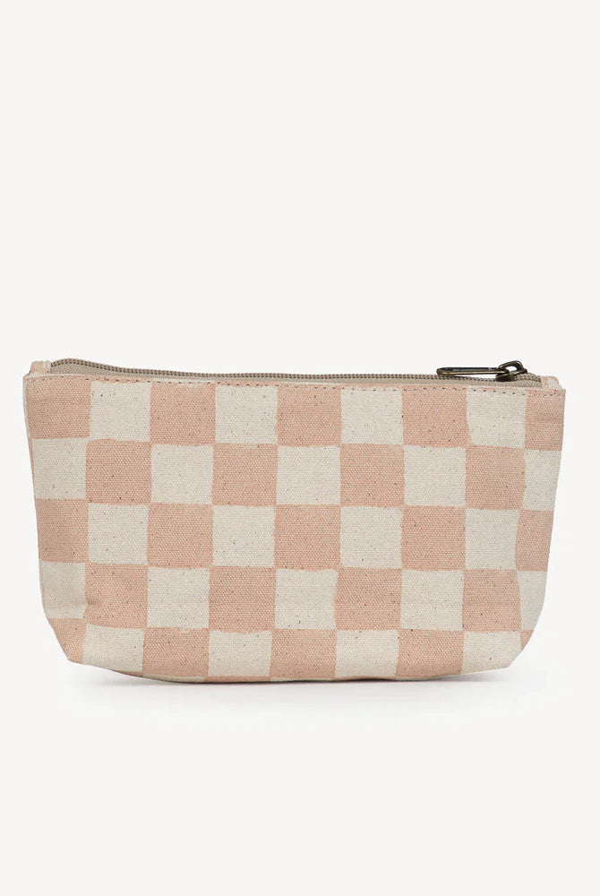 Checkerboard Makeup Pouch Apex Ethical Boutique