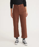 Checkered Wide Leg Cropped Pants Apex Ethical Boutique