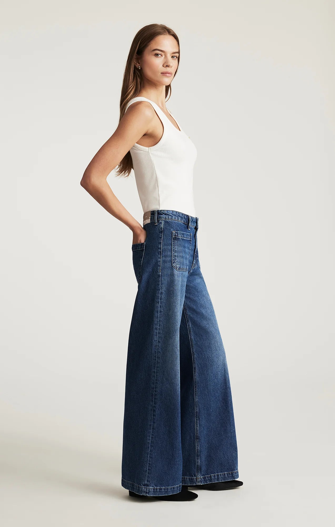 Christine Jeans by Mavi, Dark Brushed Women Owned Ethically Sourced Boutique Durham NC