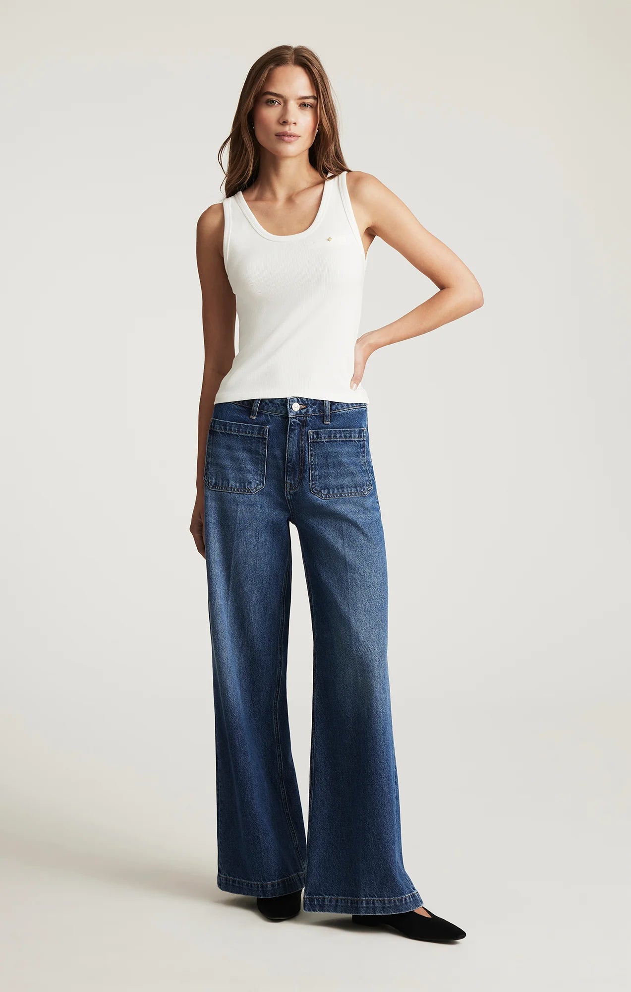 Christine Jeans by Mavi, Dark Brushed Women Owned Ethically Sourced Boutique NC