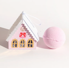 Christmas Village Pink House Bath Bomb Apex Ethical Boutique