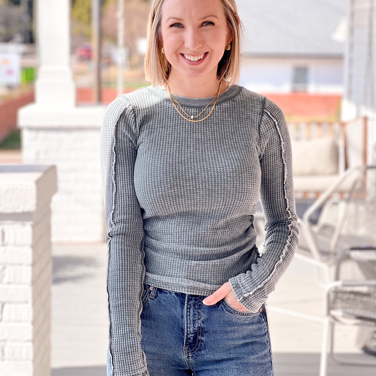 Colby Top | Deep Green | ROSE & LEE CO. – Rose & Lee Co