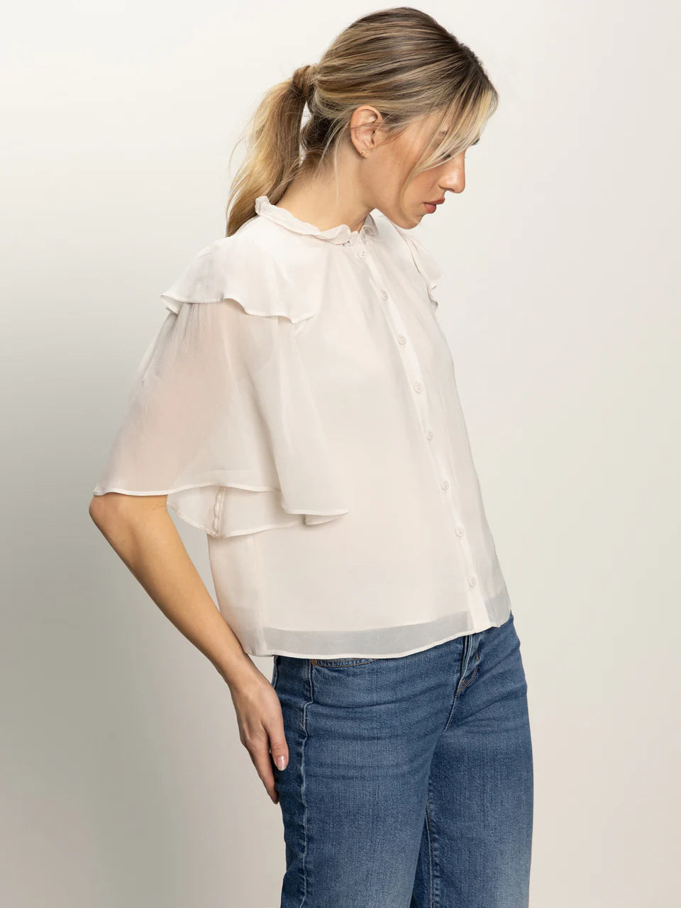 Deja Vu Top | Light Oat | ROSE & LEE CO. – Rose & Lee Co
