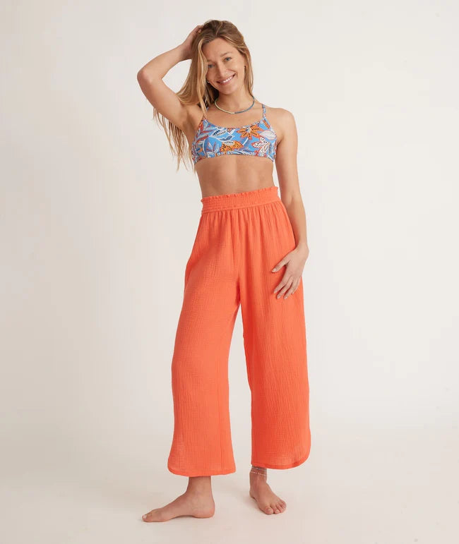 Coral 2025 cropped trousers