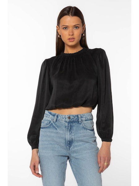 Cropped Long Sleeve Top Apex Ethical Boutique