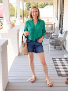 Rose & Lee Co Crossroads Jean Shorts, Currents Denim Shorts
