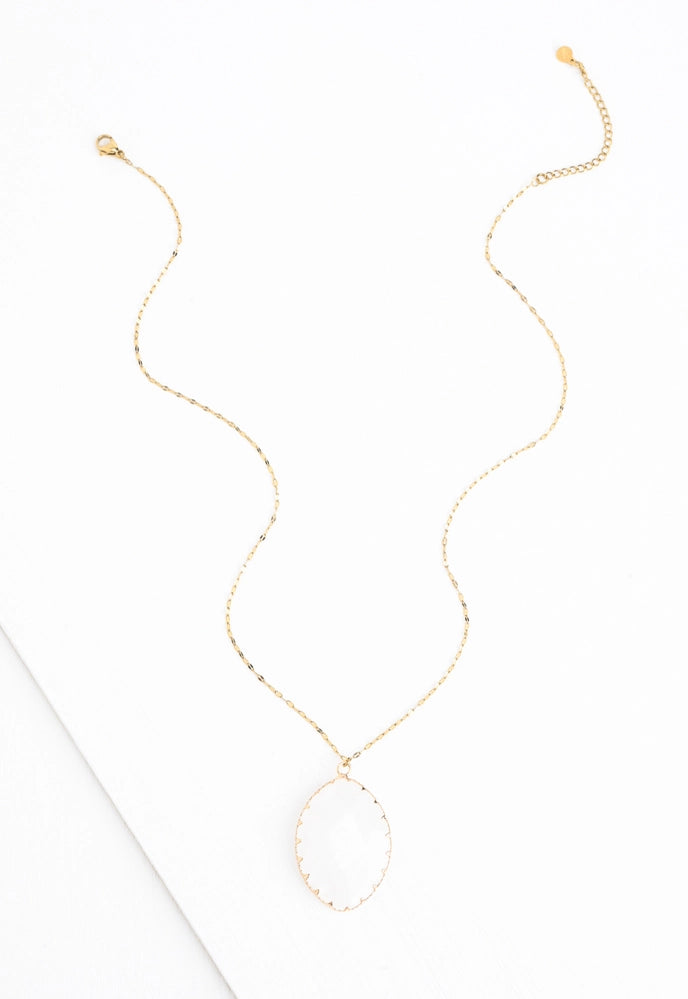Crystal Ivory Necklace Apex Ethical Boutique