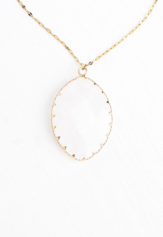 Crystal Ivory Necklace Apex Ethical Boutique
