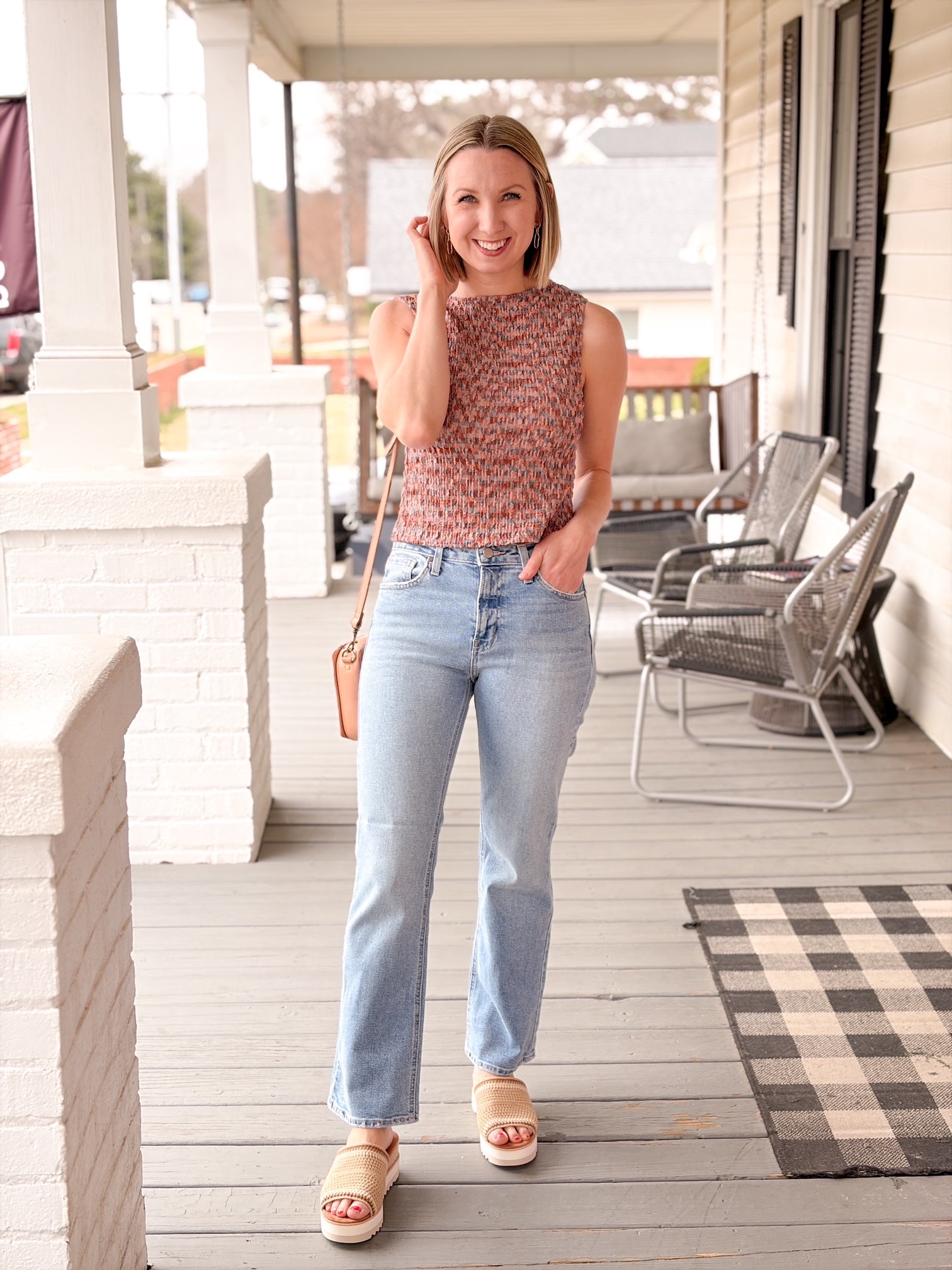 Rose & Lee Co Crystal Jeans, Light Denim Denim