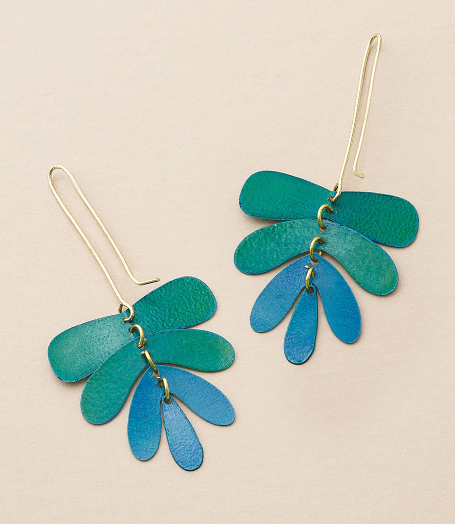Dangling Leaf Earrings Apex Ethical Boutique