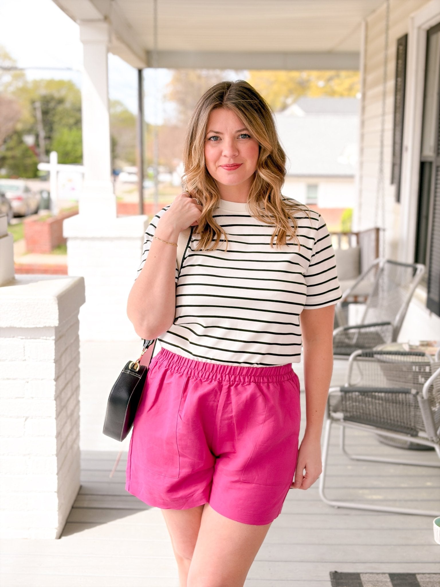 Rose & Lee Co Daphne Shorts, Fuchsia Other Shorts