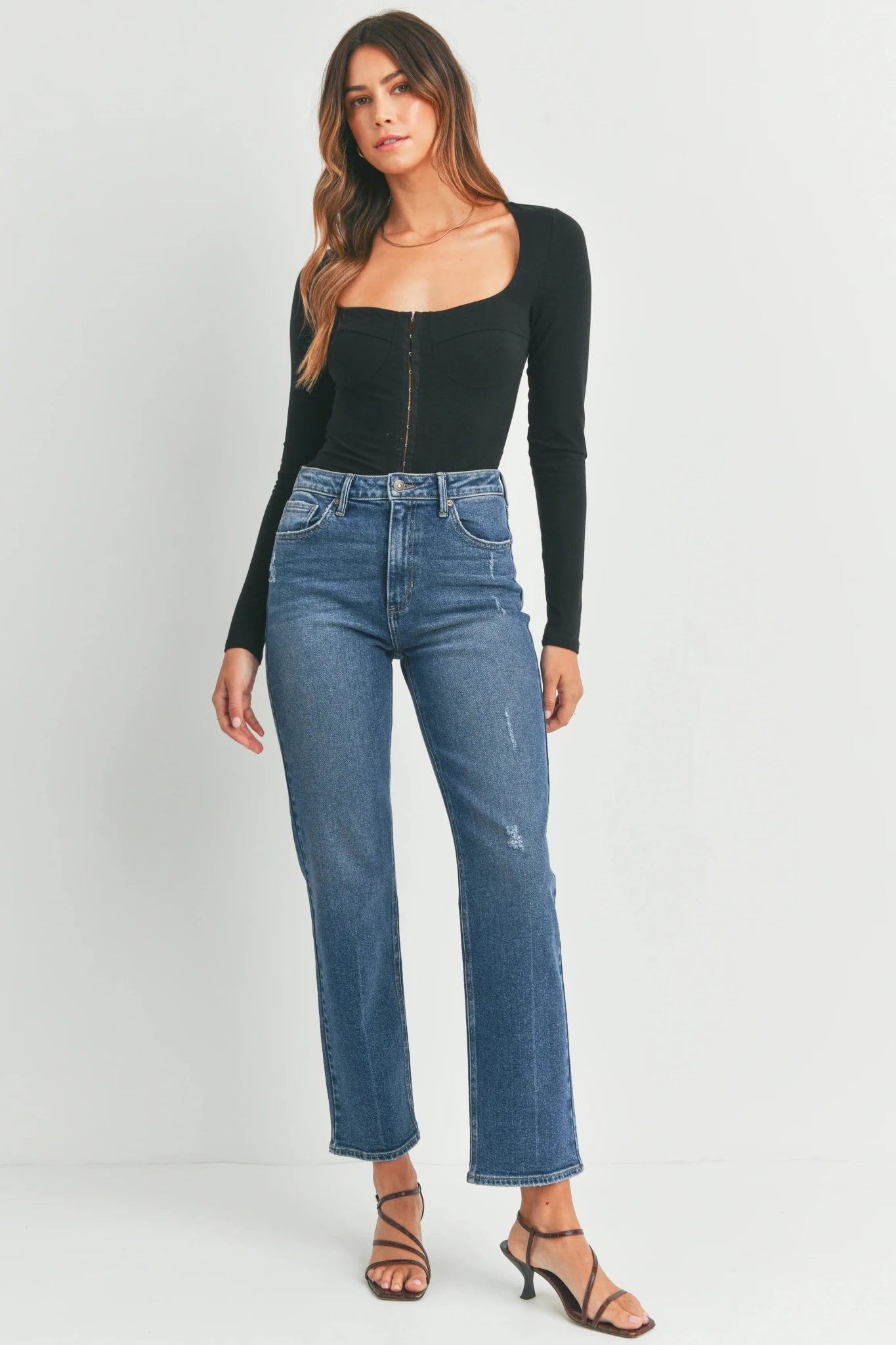 Rose & Lee Co Sienna Jeans, Dark Denim unknown