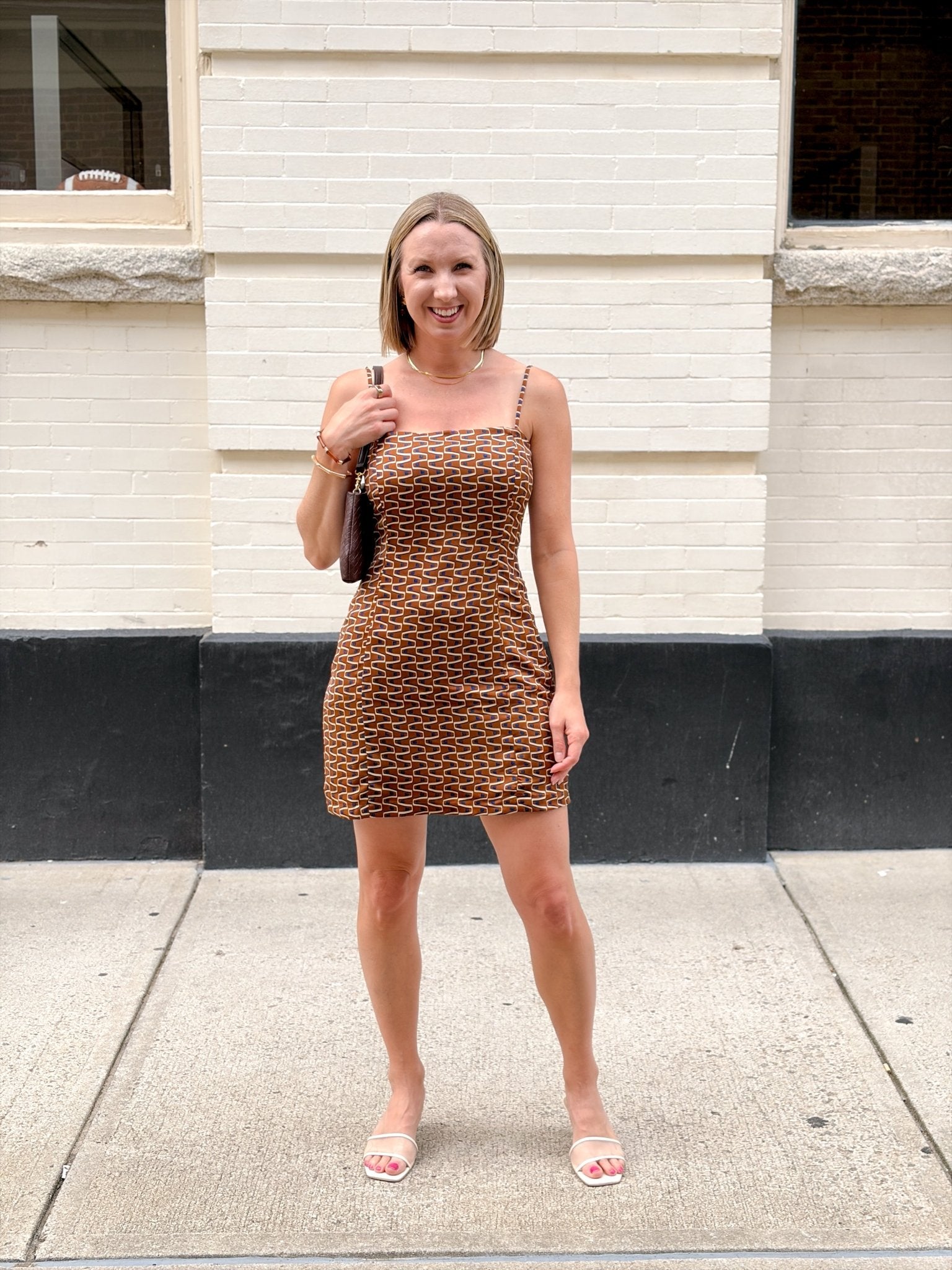 Rose & Lee Co Dulce Dress, Brown/Multi Event Dress