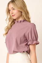 Dusty Rose Work Top Apex Ethical Boutique