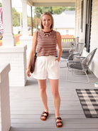 Rose & Lee Co Ellen Shorts, White Other Shorts